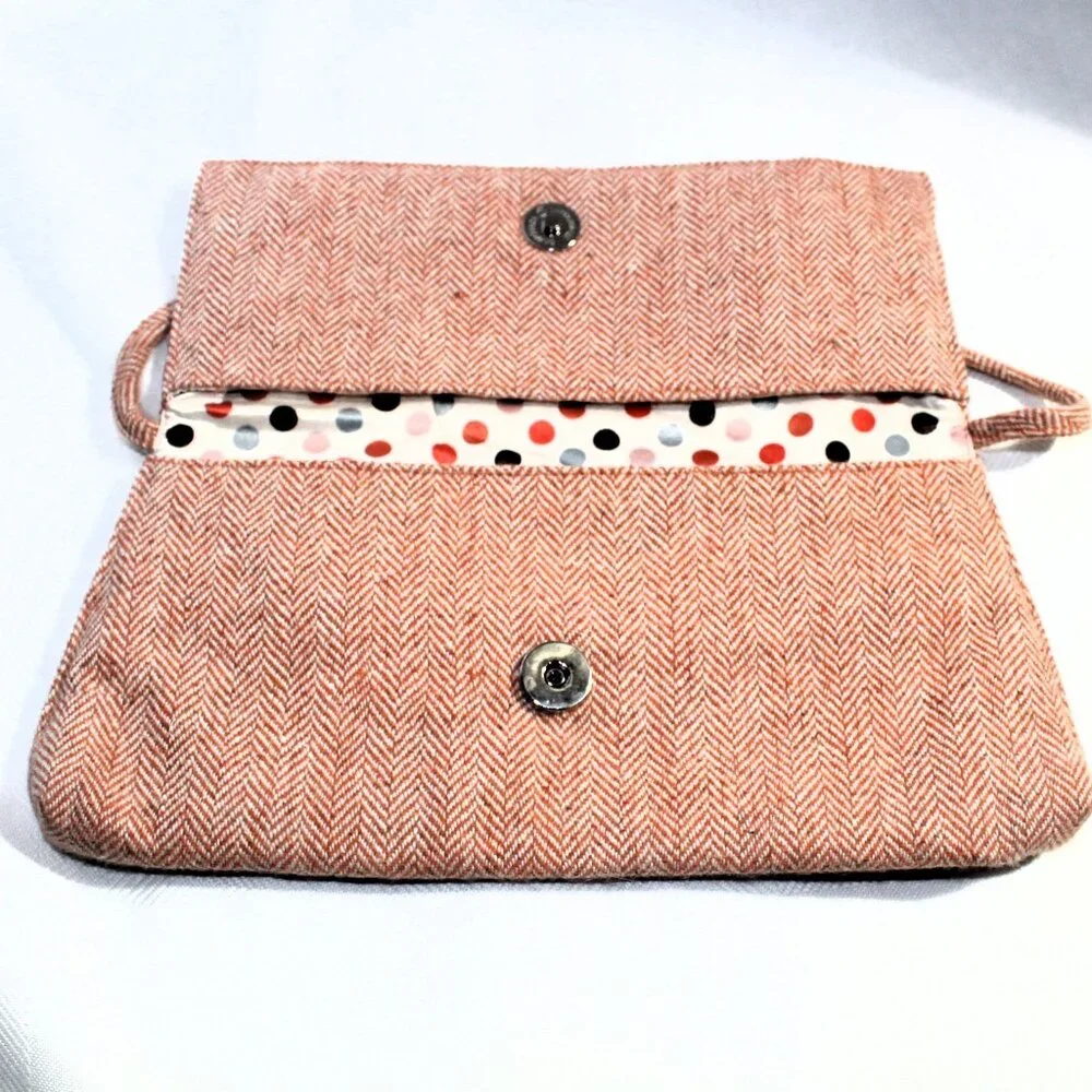 Buji Baja Wool Blend Clutch / Purse